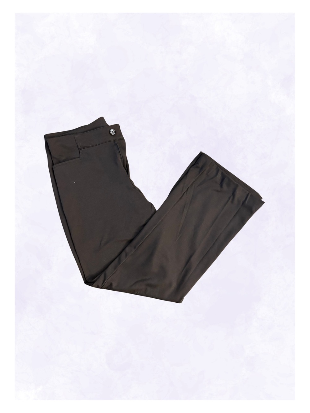 Riders by Lee Indigo Ponte Knit Brown Pant Size 14L
